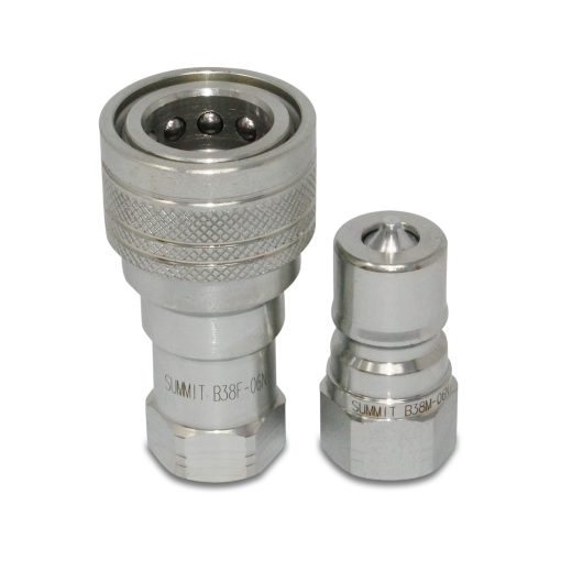 ISO 7241-B Quick Disconnect Hydraulic Coupler Set