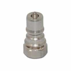Acoplador macho hidráulico de desconexión rápida de 1/4″ NPT ISO 7241-B de acero inoxidable