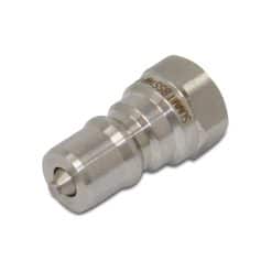Acoplador macho hidráulico de desconexión rápida de 1/4″ NPT ISO 7241-B de acero inoxidable