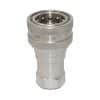1″ NPT ISO 7241-B Stainless Steel Quick Disconnect Hydraulic Female Coupler