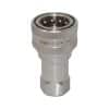 3/4″ NPT ISO 7241-B Stainless Steel Quick Disconnect Hydraulic Female Coupler