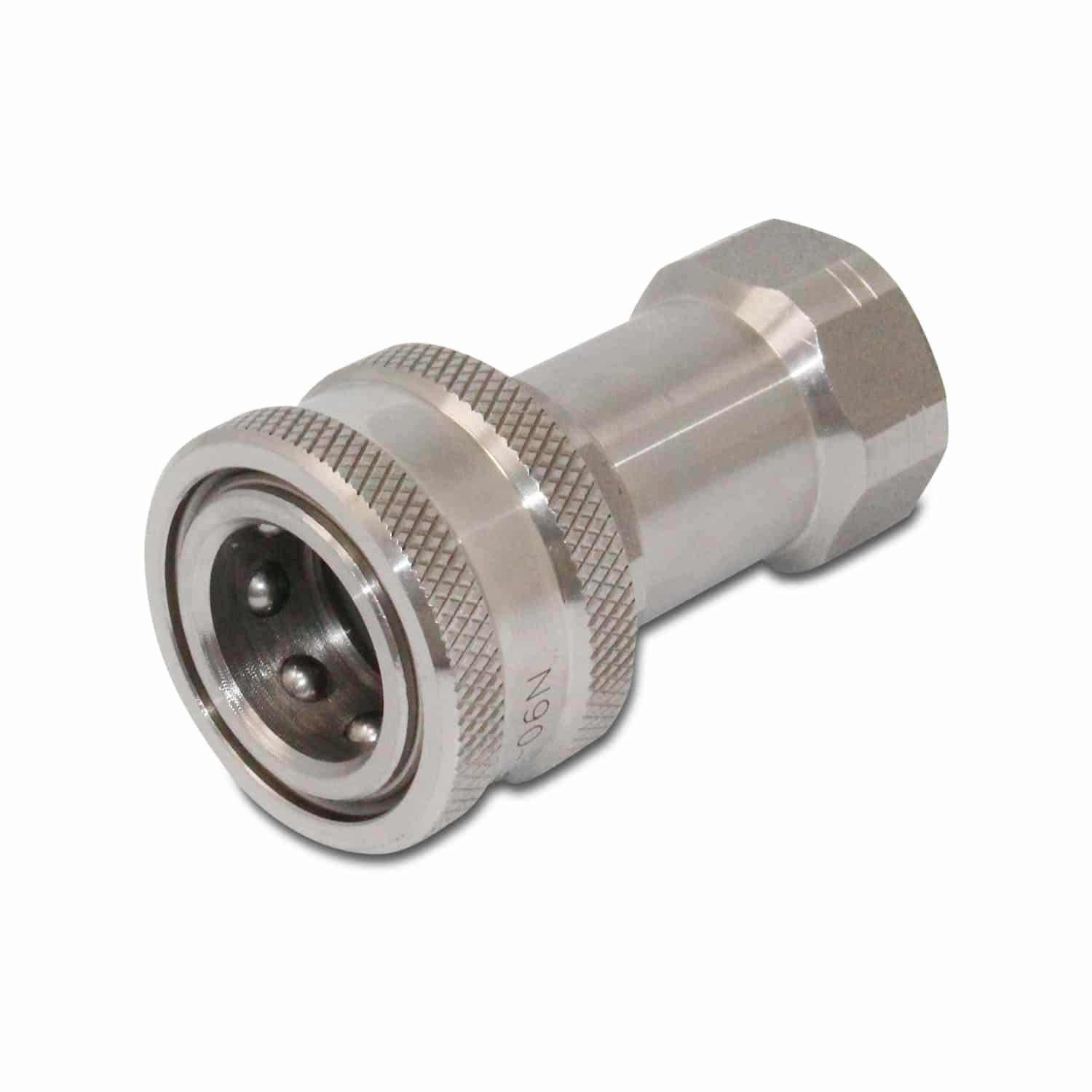 3/8″ NPT ISO 7241-B Stainless Steel Quick Disconnect Hydraulic Female Coupler