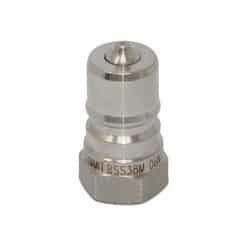 3/8″ NPT ISO 7241-B Stainless Steel Quick Disconnect Hydraulic Male Coupler