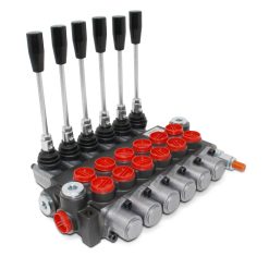 Monoblock Hydraulic Directional Control Valve, 6 Spool, 11 GPM