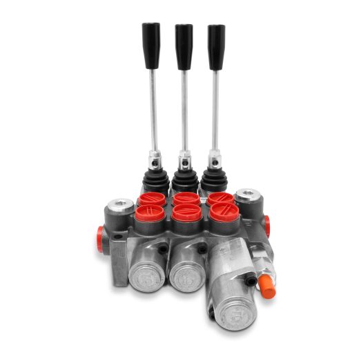 Válvula de control direccional hidráulica monobloque, 3 carretes, 11 GPM - Imagen 5