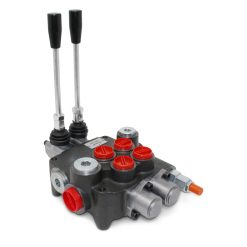 Monoblock Hydraulic Directional Control Valve, 2 Spool, 21 GPM