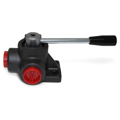 Válvula desviadora hidráulica rotativa, 3 vías, centro cerrado, 37 GPM, conexiones BSP #12 - Imagen 3