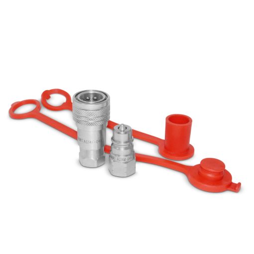 1/4” Ag Hydraulic Quick Connect Coupler Set, 1/4” NPT Thread