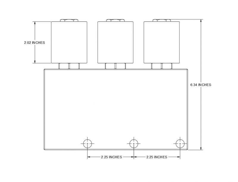 Dimension CAD Diagram of HM3-08