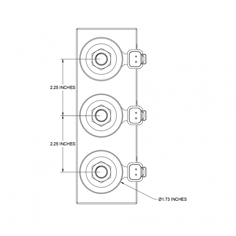 Dimension CAD Diagram of HM3-08