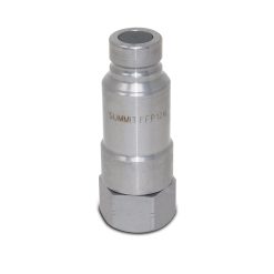 Flat Face Connect Under Pressure Hydraulic Quick Connect Male Coupler, 3/4″ NPT Thread