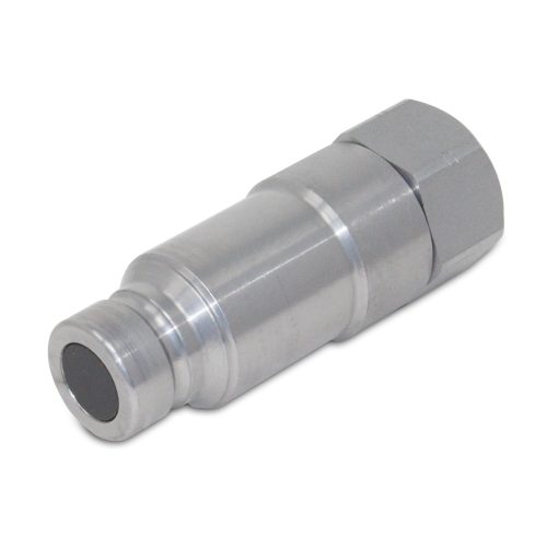 Flat Face Connect Under Pressure Hydraulic Quick Connect Male Coupler, 3/4″ NPT Thread