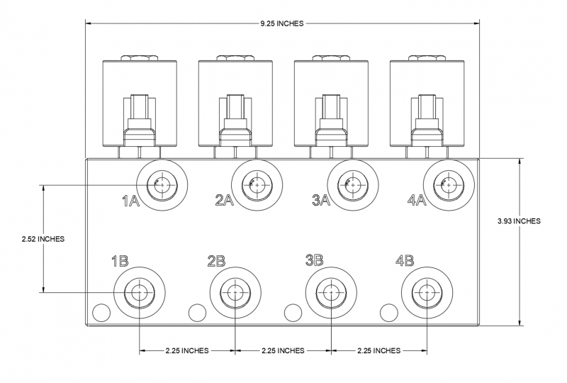 Dimension CAD Diagram of HM4-08