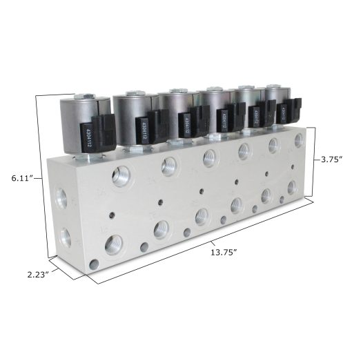 Hydraulic Multiplier Kit, 6 Circuit Selector Valve Including Couplers and Switch Box Control - Image 7