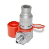 90 Degree Flat Face Hydraulic Quick Connect Coupler Set, 3/8″ JIC Male Thread