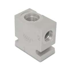 Válvula divisora de caudal proporcional hidráulica, 50:50, 8 GPM, conexiones NPT de 3/8