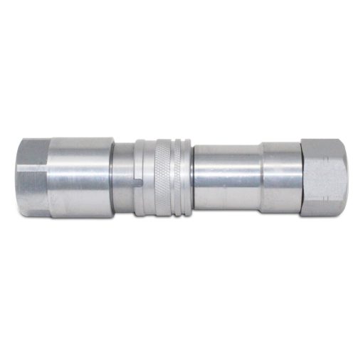 Flat Face Connect Under Pressure Hydraulic Quick Connect Coupler Set, 1/2″ NPT Thread