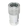 1/4” Ag Hydraulic Quick Connect Female Coupler, 1/4” NPT Thread