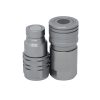 5/8" Flat Face High Flow Hydraulic Quick Connect Coupler Set, 3/4" NPT Thread