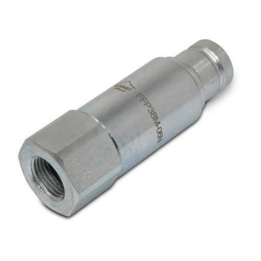 3/8″ Flat Face Connect Under Pressure Hydraulic Quick Connect Coupler Set, 3/8″ NPT Thread