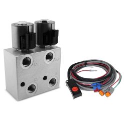 Multiplicador hidráulico, Divisor SCV / Válvula desviadora con interruptor de control de mando