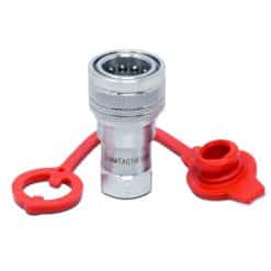 3/8" Ag Hydraulic Quick Connect Female Coupler, 3/8" NPT Thread