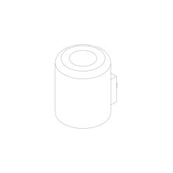 Back View of MFZ10-90YC CAD Diagram