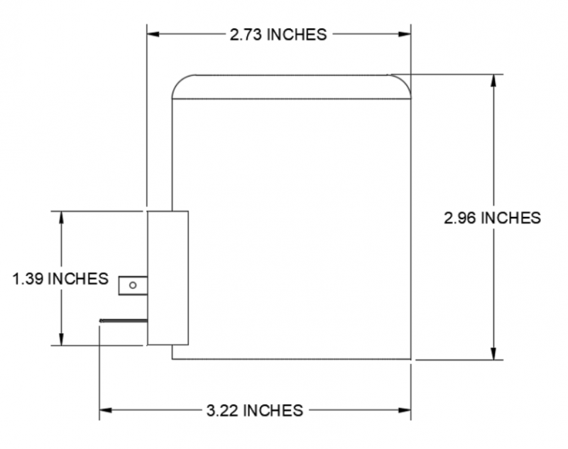 MFZ10-90YC CAD Diagram Dimensions