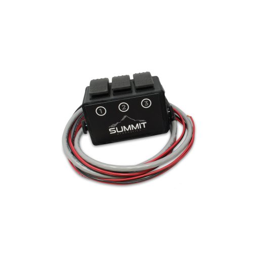 Three button control valve switchbox