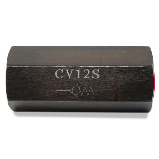 Hydraulic In-Line Check Valve, 37 GPM, 3000 PSI, #12 SAE Ports - Image 2