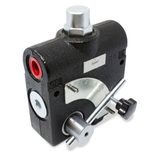 Hydraulic Adjustable Variable Flow Control Valve w/ Relief, 0-30 GPM, #12 SAE - Image 5