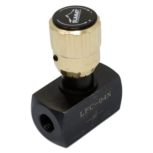 Hydraulic Flow Control Needle Valve, 1/4" NPT Ports - Image 2