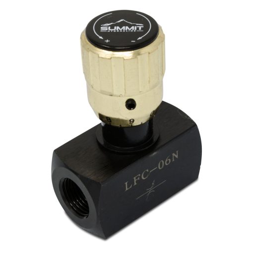 Hydraulic Flow Control Needle Valve, 3/8" NPT Ports - Image 2