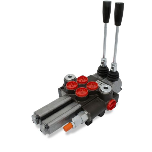 Monoblock Hydraulic Directional Control Valve, 2 Spool w/ Dual Float Detent, 11 GPM - Image 2