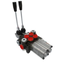 Monoblock Hydraulic Directional Control Valve, 2 Spool w/ Dual Float Detent, 11 GPM
