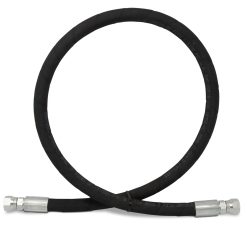 1/2" Two-Wire Steel Braid Reinforced SAE 100R16 Hydraulic Hose Assembly