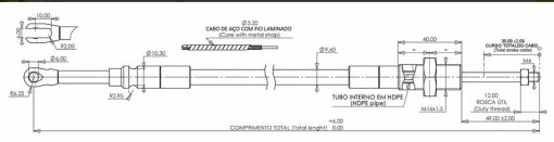 Remote Valve Cable Control Lever for Hydraulic Spool Valves - Image 3