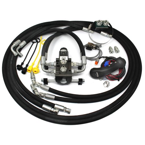 Kit de válvula desviadora eléctrica hidráulica para tractores cargadores John Deere - Imagen 2