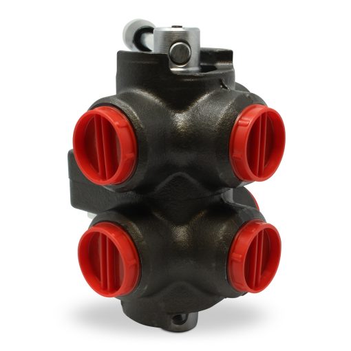 Side View of RDV6-08S rotary diverter valve