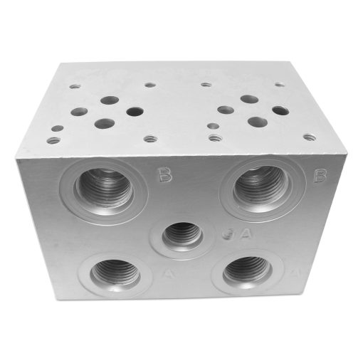 2 Valve Manifold Subplate, D03, Series, #8 SAE Ports - Image 2