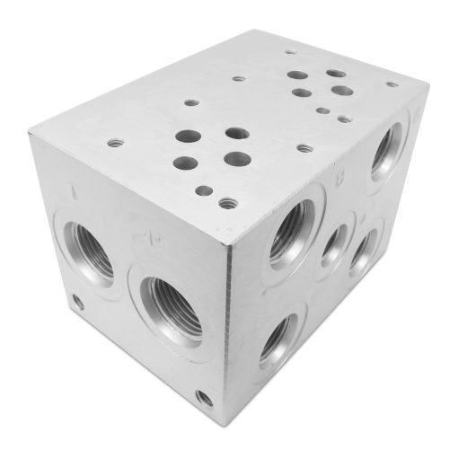 2 Valve Manifold Subplate, D03, Series, #8 SAE Ports - Image 3