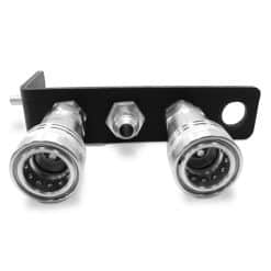 Bracket and couplers for John Deere 2 Series Power Beyond Kit