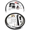Kit components of Kubota 4 spool front third function and rear remote and front third function kit FR2-K6
