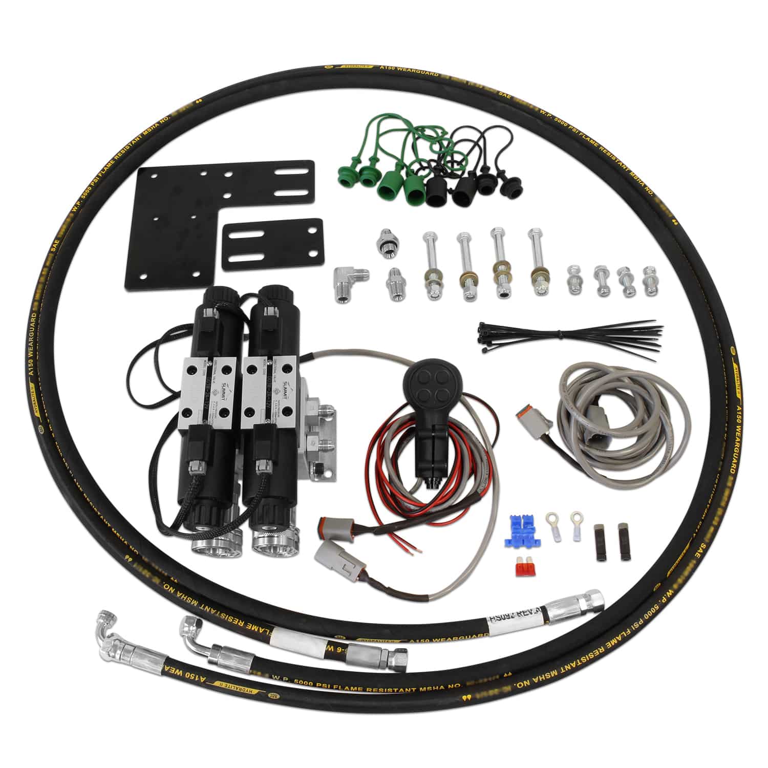 2 spool Rear Remote Kit for Kioti DK Series Tractors