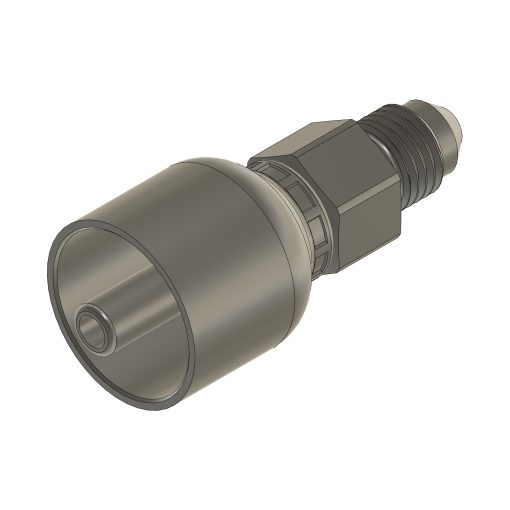 CAD drawing of 04-04MJ crimp fitting