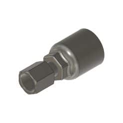 CAD drawing of 06-06FF crimp fitting