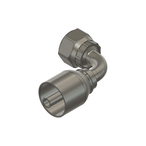 CAD drawing of 06-08FF90 crimp fitting