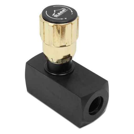 Hydraulic In-Line Adjustable Variable Flow Control Valve w/ Free Reverse Flow, 1/2" SAE - Image 2