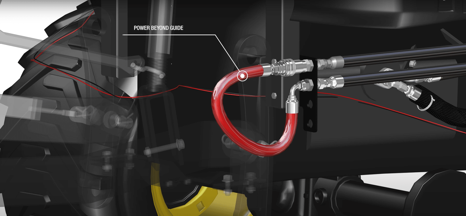 Illustration of a Power Beyond Function for a Tractor